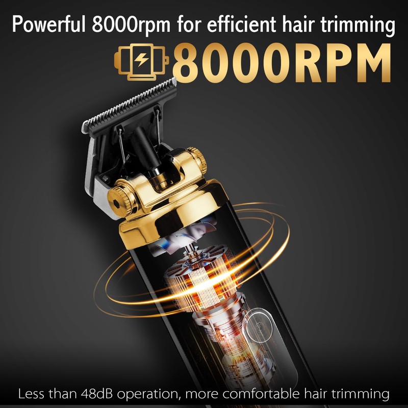 DSP Hair Trimmer for Men, Cordless Beard Trimmer, Adjustable Head