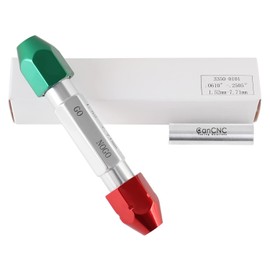 Accusize Industrial Tools 0.061'' - 0.250'' Go/No Go Double End Gage Handle, 3350-0101