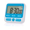 Upgraded Digital Kitchen Timer, ON/Off Switch, 12/24 Hour Clock and
