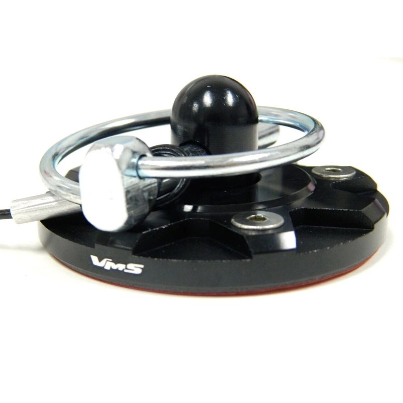 VMS Racing Universal Black CNC Billet Aluminum Set of 2