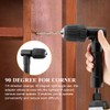 Right Angle Drill Attachment 90 Degree Adapter, 0.8-10mm Keyless Chuck