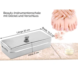 Drain Pan Dish Container with Lid Instrument Rustproof Stainless Steel