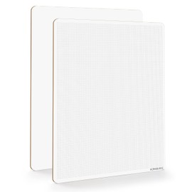 Scribbledo Dotted Dry Erase Board Graph Whiteboard 9" x 12" Bullet Dot Grid Paper for Home School Classroom Kids and Students Portable Dot Grid Board for Notes Drawing graphing and Calligraphy