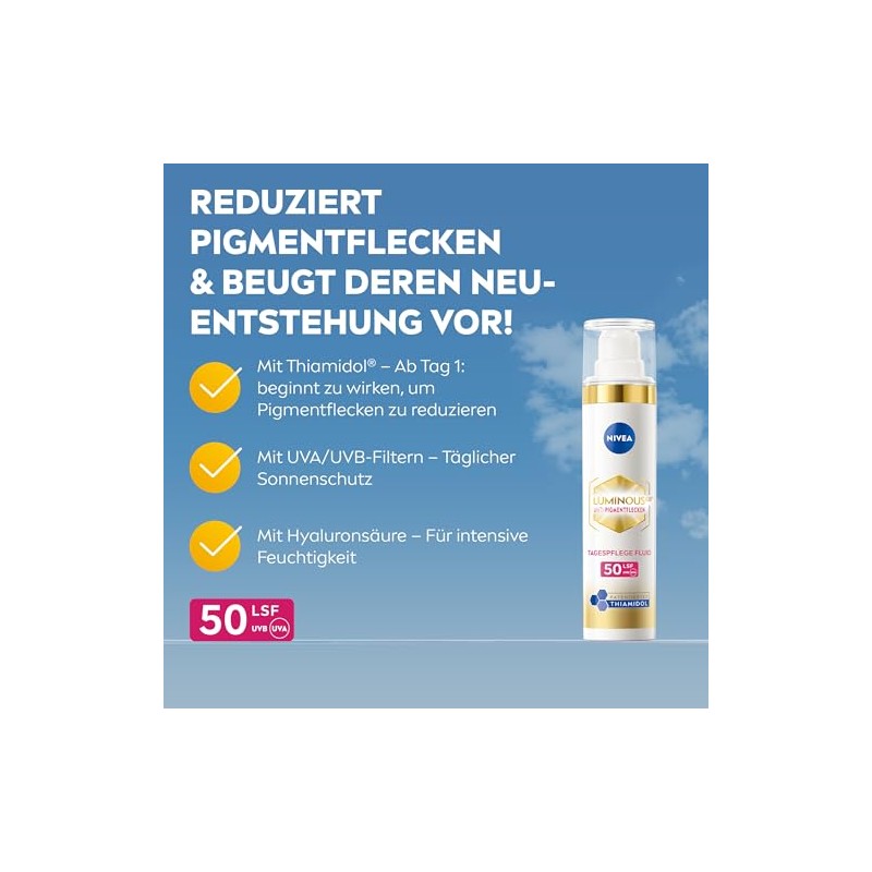 NIVEA NIVEA LUMINOUS630 Anti-pigmentation spots day care fluid, facial care