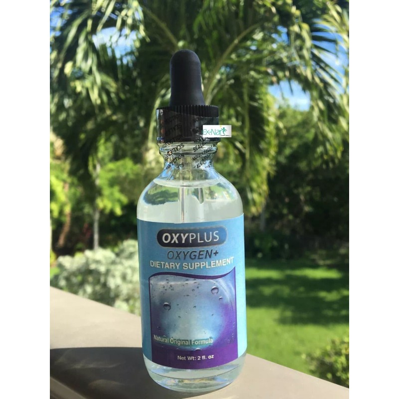 Unbranded 5 OXYPLUS Oxygen + Liquid Drops 2oz Dropper Cell