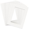 Picture Mounts, 10pcs White Photo Mounts for Frames A4 Mount