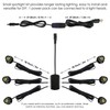 DEDC 6pcs Mini LED Spot Lights, 1W 5V 3000K Under