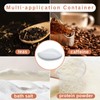 YAFIYGI Coffee Dosing Cup Ceramic Coffee Beans Dosing Cup White
