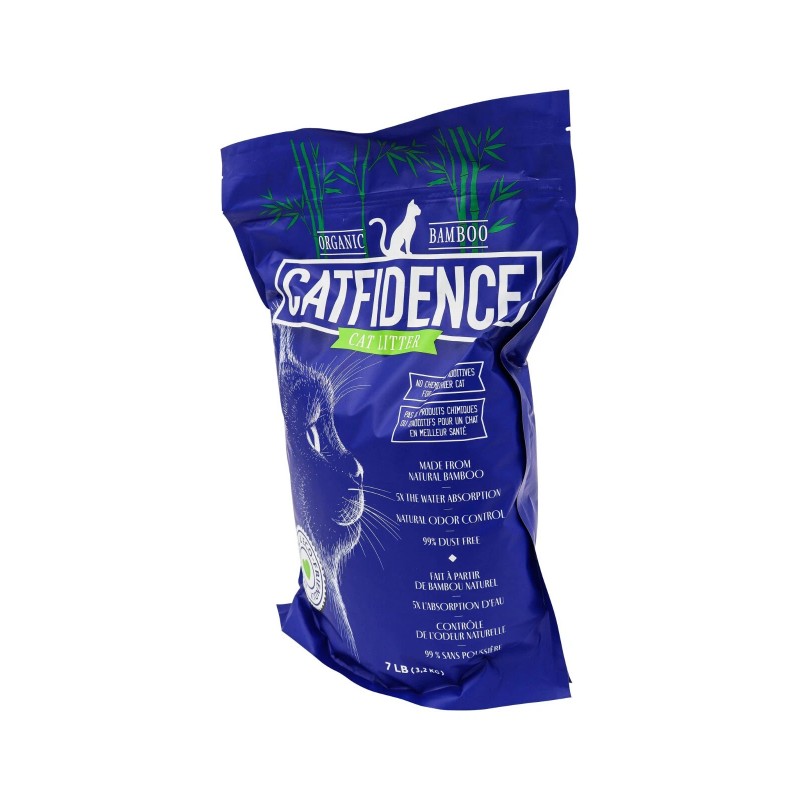 The Original Poop Bags Catfidence Cat Litter 7-lb Organic Bamboo
