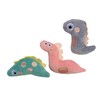 Miniature Dinosaur Cat Toy Pack with Catnip Interactive Plush Cat