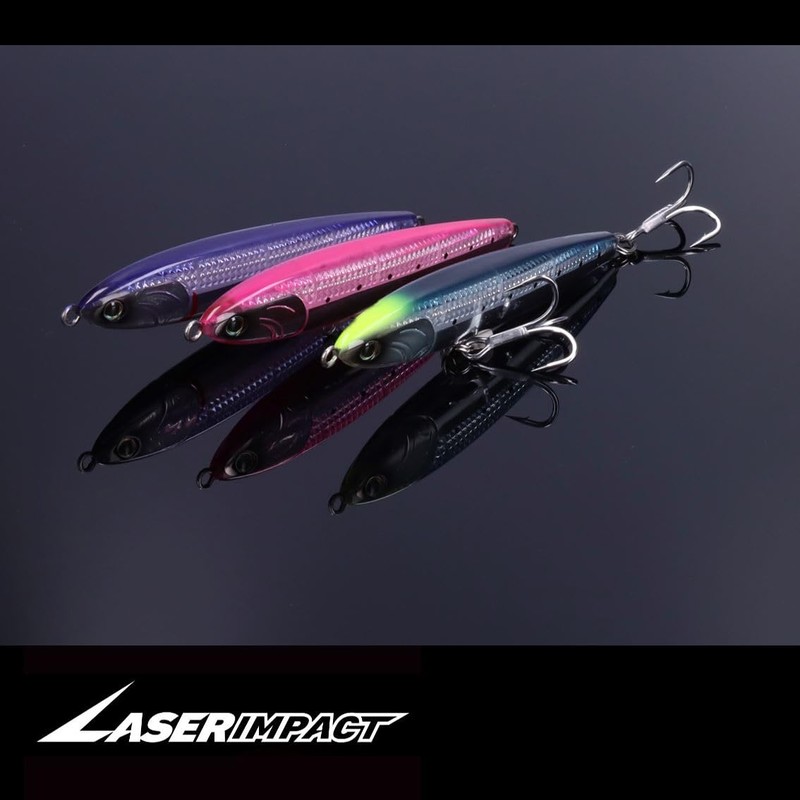 DAIWA 140S-LI Drift Flicker Lure, Equipped with Laser Impact