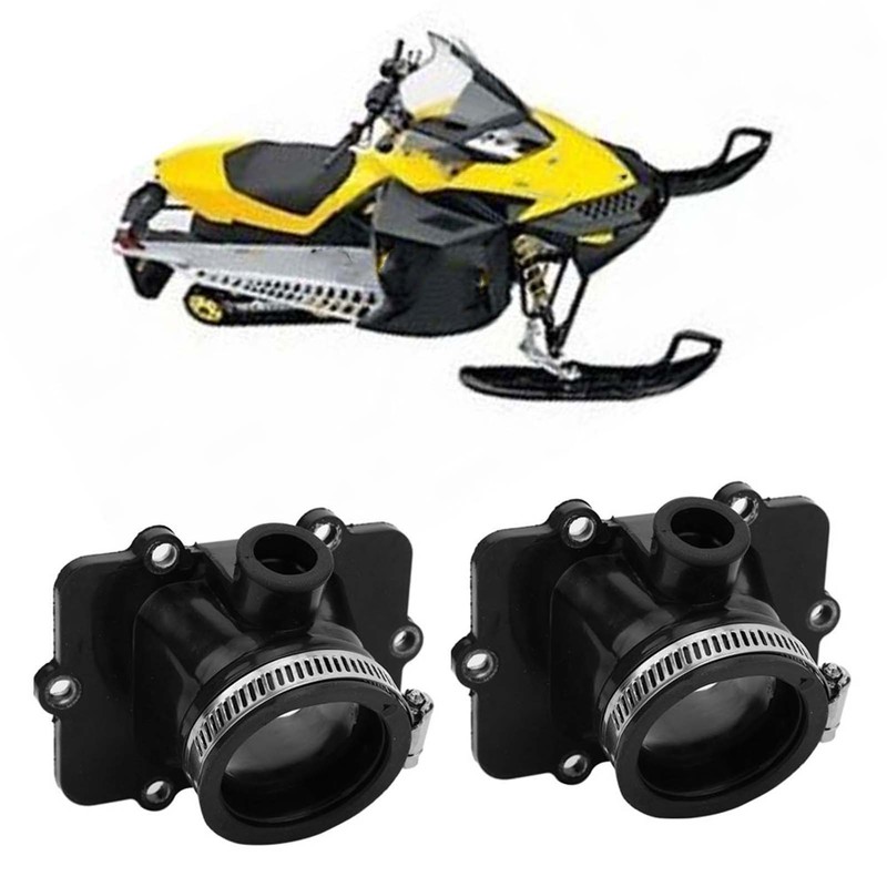 2Pcs Carburetor Intake Manifold Boot Fit for Ski Doo GSx