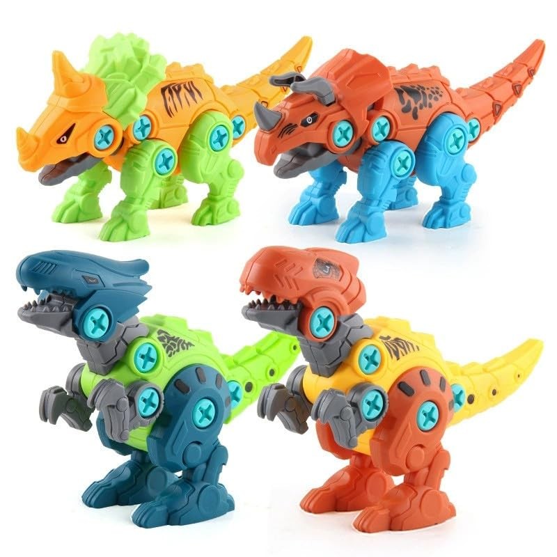 Creativity Point Take Apart Dinosaur Toys for Kids with Storage