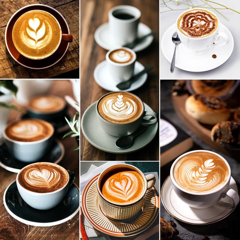 Milukon Milk Frothing Pitcher, 350ml Stainless Steel Milk Jug with