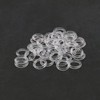 ECSiNG Pack of 100 Roman Blind Curtain Rings Curtain Circle