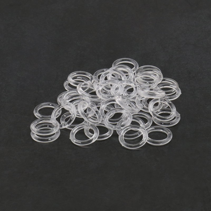 ECSiNG Pack of 100 Roman Blind Curtain Rings Curtain Circle
