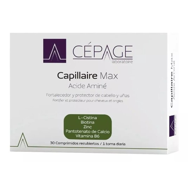 Cépage Cepage Capillaire Max Acidé Aminé Cabello Y Uñas X 30 Comp