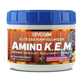 Evogen Aminoácidos Amino K.e.m. 30srv Smashin Passion Orange
