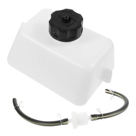 Gatuida Motorbike Tank Set 49cc Small Plastic Tank Bottle Line for 2 Stroke Engines