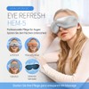 HubiCare Augenmassagegerät Pro mit Wärme & Kühlung, 3D Airbag Vibration,