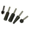 Faithfull Rotary 4 burrs and 1 countersink Set (5 Pieces)