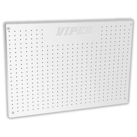 Viper Tool Storage V2436PBWH 18G Steel Pegboard, 24 X 36, White, White