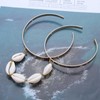 Cybche Boho Upper Arm Cuff Bangle Bracelet Gold Shell Tassel