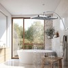 Hibbent All Metal 20'' Shower Head Extension Arm, Solid Brass