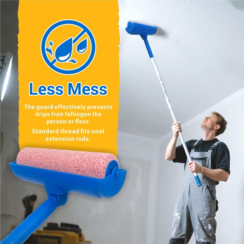 Nichiyo 10 Inch Ceiling Paint Roller with Shield Roller and