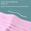 Generic 50 Pack Pink Disposable Face Mask for Adults, Solid