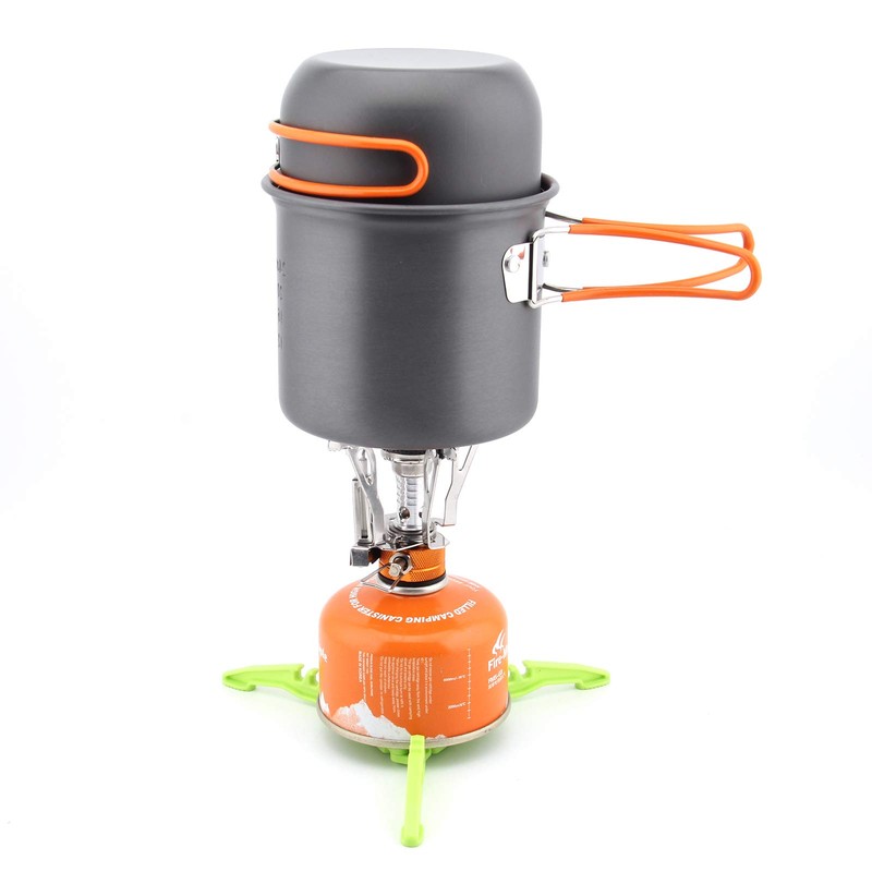 HIRAY キャニスタースタンド 燃料缶スタビライザー ガスタンクブラケットストーブ 標準ボトルシェルフスタンド 三脚折りたたみキャニスタースタンド