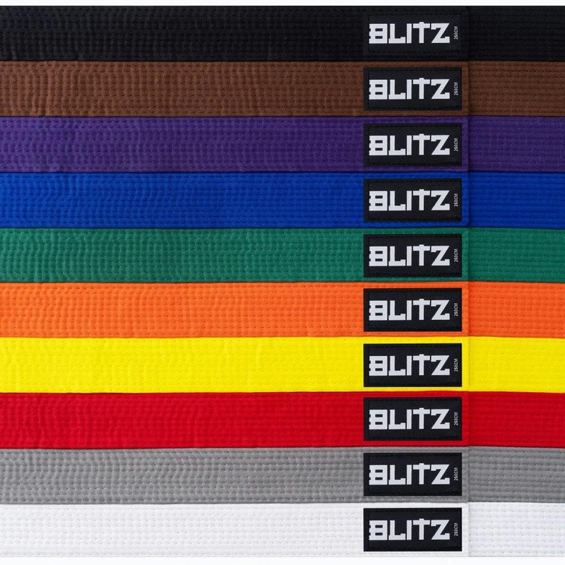 Blitz Plain Coloured Belt - Yellow - 200cm