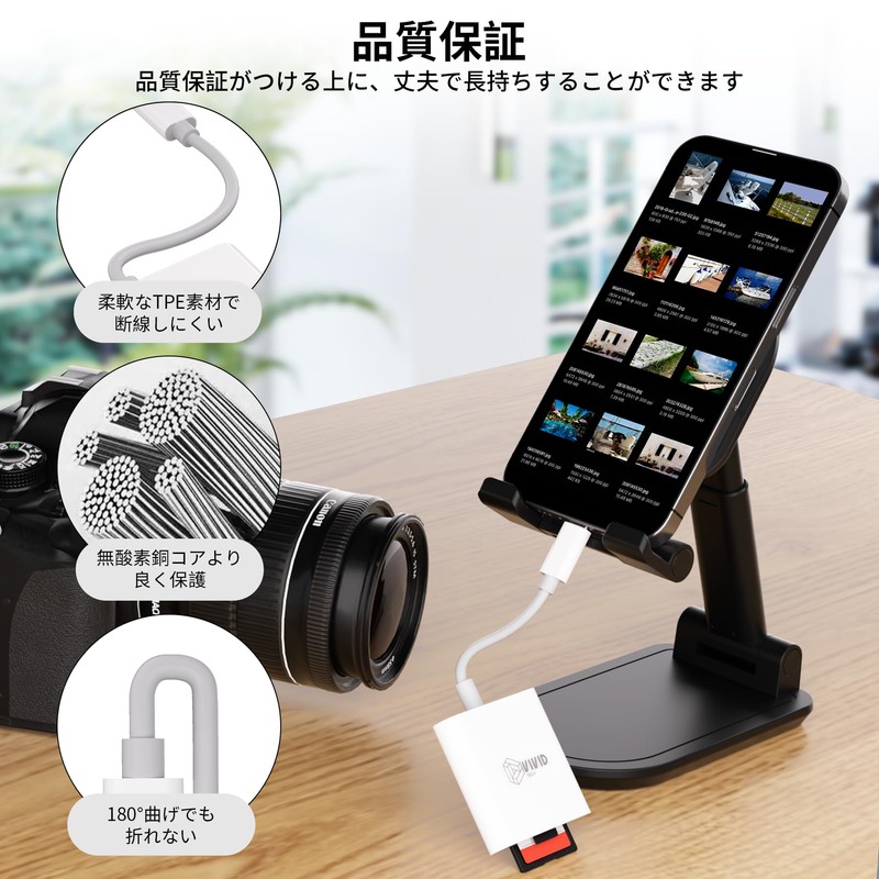 SD Card Reader, Ultra High Speed USB3.0 Multi-Card Reader, 2