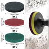 SHUOHONG Pack of 8 Sanding Sponge, Sanding Fleece Disc for