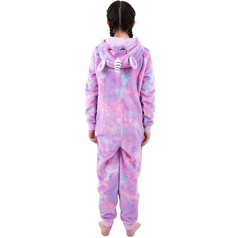 Harry Bear Girls Unicorn Onesie With 3D Ears - Purple,