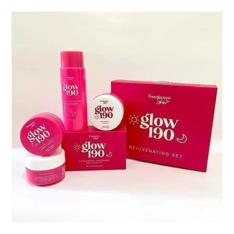 Transformed skin Glow 190 Rejuvenating Set By HonestGlow