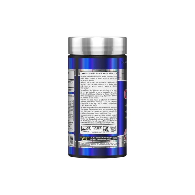 Allmax Nutrition Omega 3 concentrado de aceite de pescado de