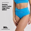 KNIX Kt Teen Period Swimwear Twist High Rise Bikini Bottom,