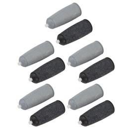 10pcs Replacement Roller Head, Coarse Fine Refill Heads Accessory for Electric Foot Callus Remover Washable and Reusable