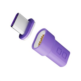 CIO USB-C Magnetic Converter Adapter (Straight, Purple)