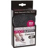 Spongeables Pedi-Scrub Foot Buffer, Charcoal Sweet Sangria, Contains Shea Butter