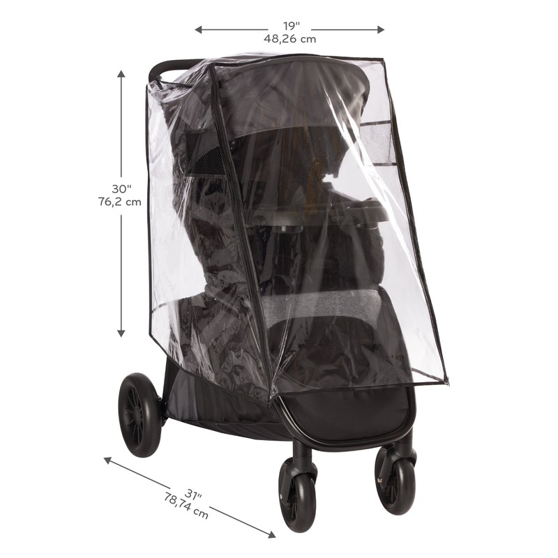 Protector de lluvia y protección contra la intemperie para carriola