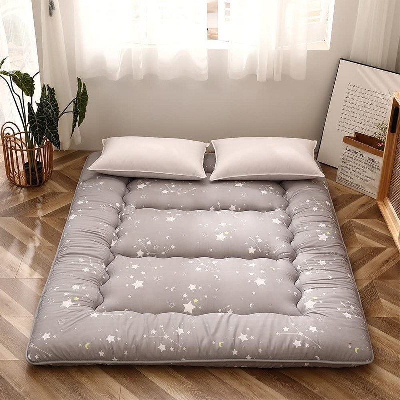 MAXYOYO Grey Constellation Japanese Floor Futon Mattress, Tatami Floor Mat
