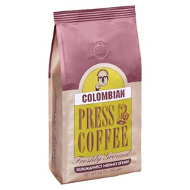 KURUKAHVECI MEHMET EFENDI Colombian Press Coffee Freshly Ground Balanced Aroma and Acidity 8.8 OZ
