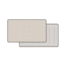 Skip Hop Baby Play Mat, Reversible Foam Floor Mat, 86" x 52", Boho Beige