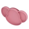 Baby Suction Plate Silicone Thick Edge Skid Resistance Cute Bear