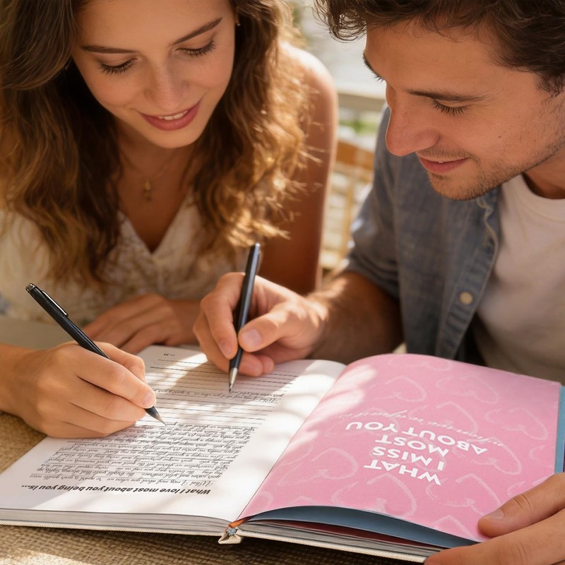 Artmag Reasons Why I Love You Journal, A Fill-in Memory