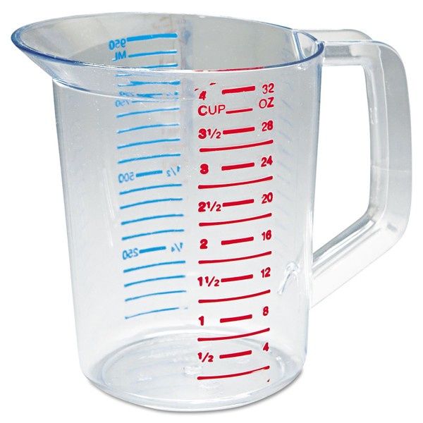 RCP3216CLE Rubbermaid Bouncer Measuring Cup 32oz Clear, 1