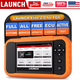 LAUNCH 2024 LAUNCH X431 Creader Elite 2.0 Bidirectional Diagnostic Scanner Tool For FGC