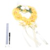 Heart Shaped Tribute Memorial Wreath Artificial Silk Wreath Gravestone Decoration